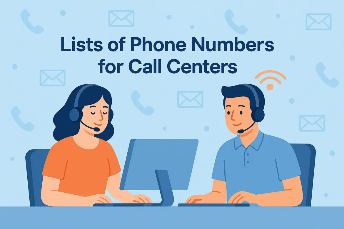 lists of phone numbers for call centers