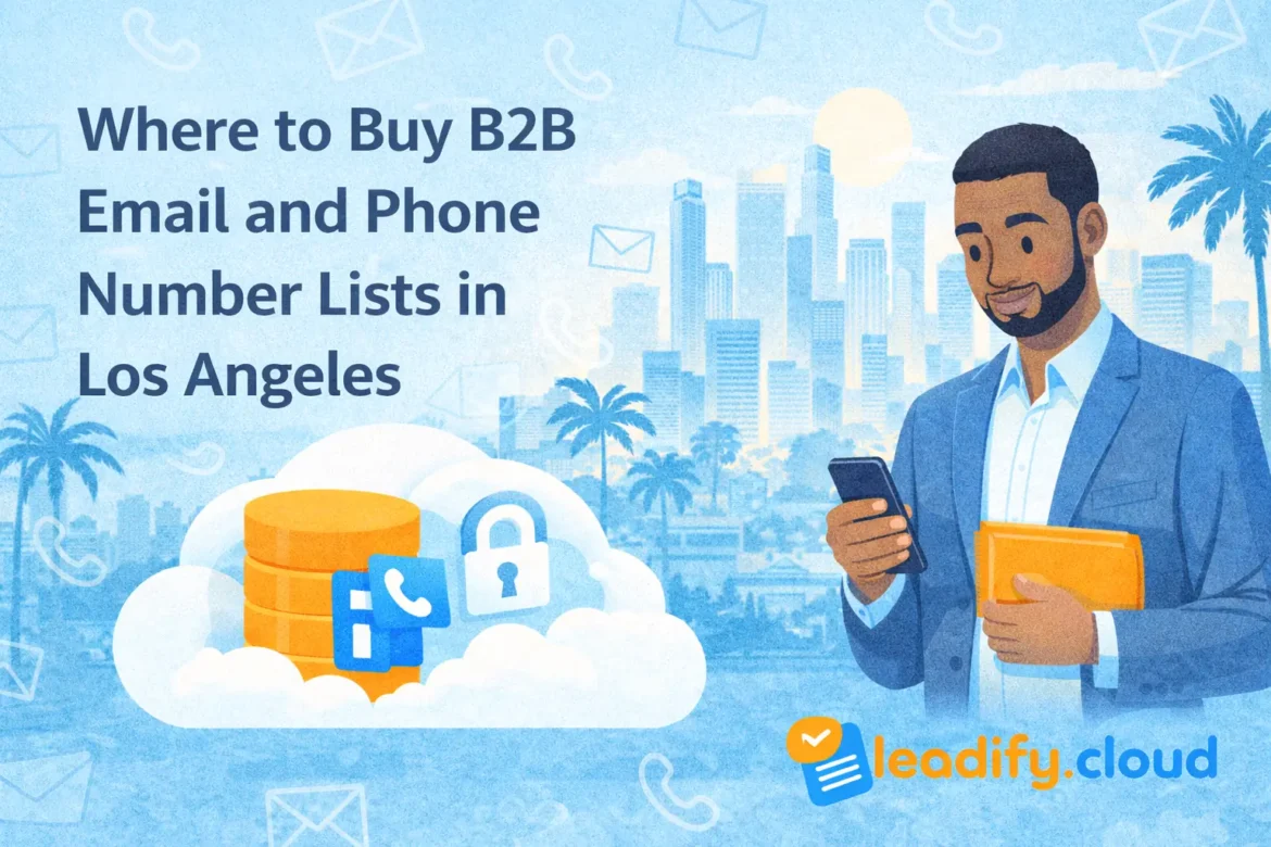 Where to Buy B2B Email and Phone Number Lists in Los Angeles